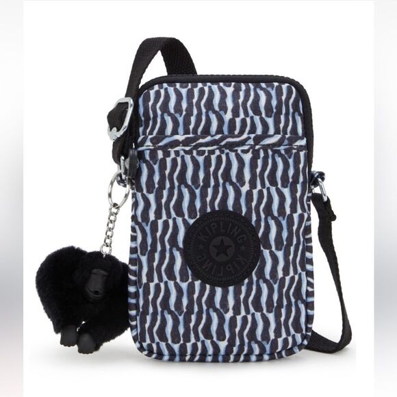 Kipling Zebra Print Crossbody Phone Bag - Picture 1 of 10